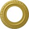 Ekena Millwork Claremont Ceiling Medallion (Fits Canopies up to 7"), 10 5/8"OD x 5 3/4"ID x 1/2"P, Rich Gold CM10CLRGS - alternate 1